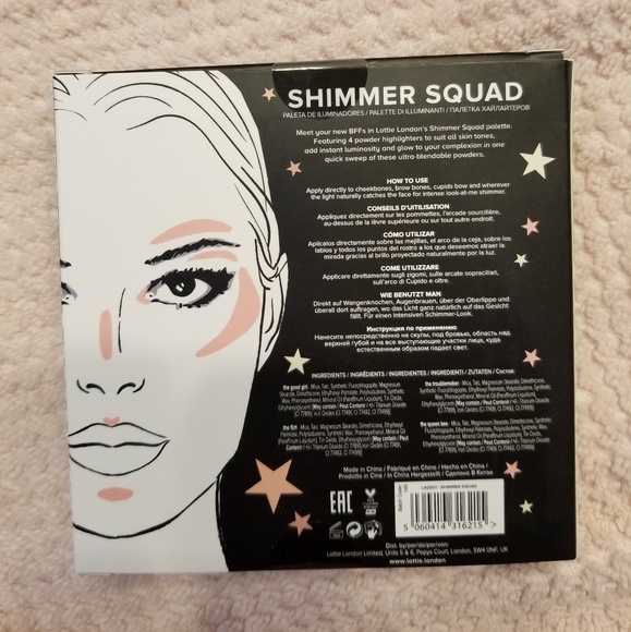 LottieLondon 4shade shimmer highlighter - Picture 3 of 5